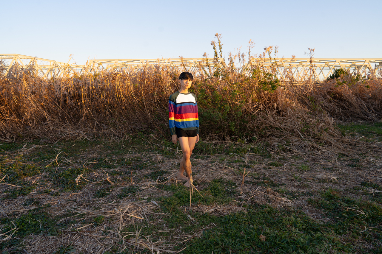 header image, naoto posing